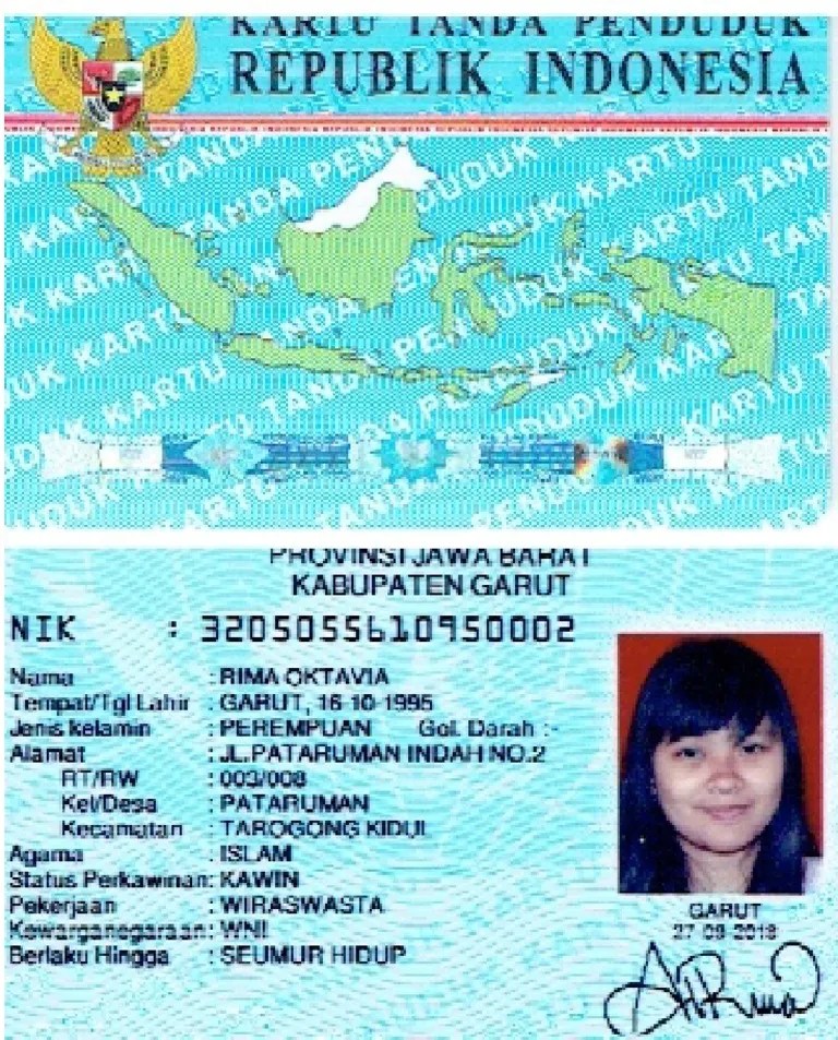 Ktp Indonesia Seumur Hidup