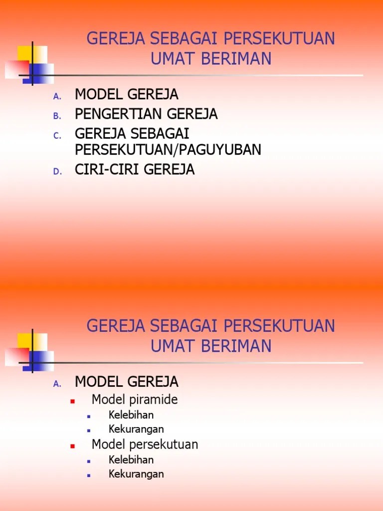 Gereja Umat Allah | PDF