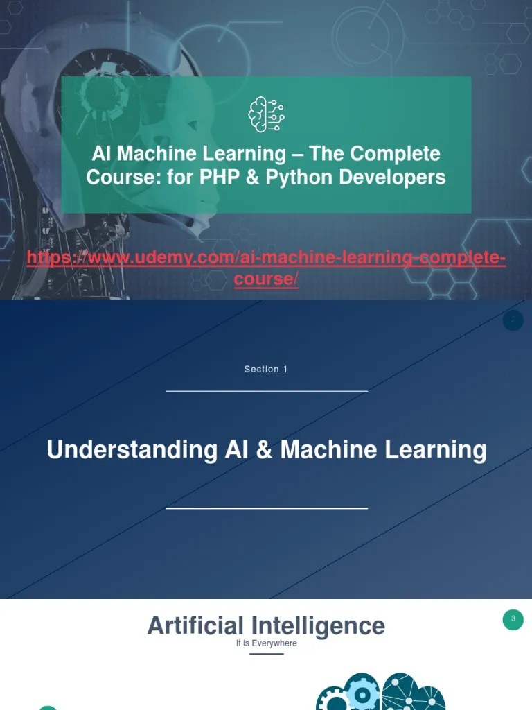 AI Machine Learning Complete Course for PHP &amp; Python Devs Artificial
