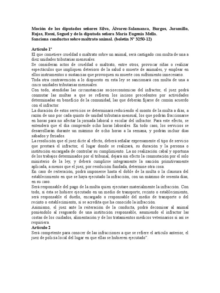 proyecto maltrato animal 3555 Crueldad hacia los animales