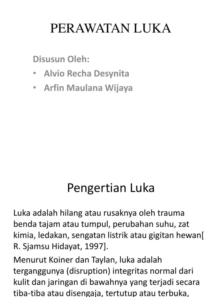 Perawatan Luka Ppt