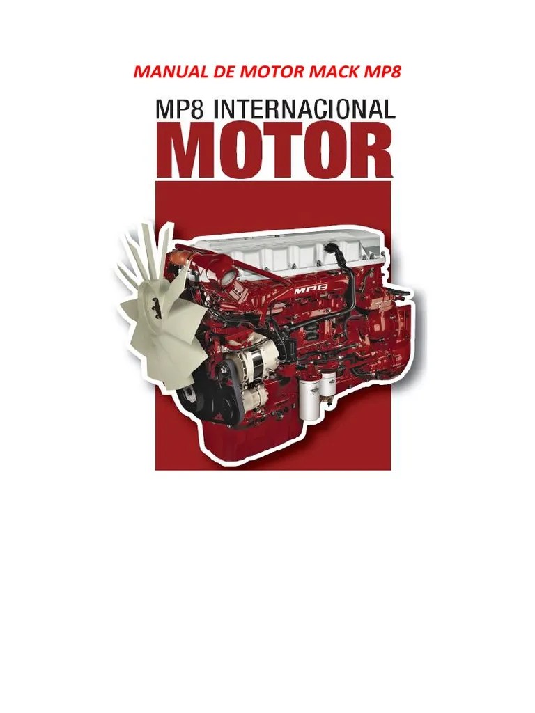 Manual de Motor Mack Mp8 PDF Motor Oil Filtration