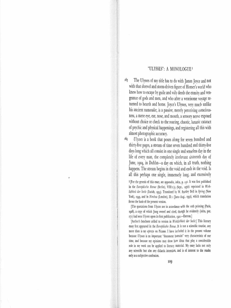 Jung On 'Ulysses' PDF