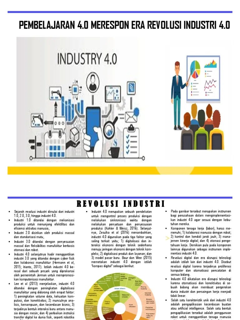 Pembelajaran Di Era Revolusi Industri 40 Pdf Cara Mengajarku