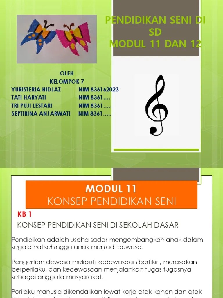 Pendidikan Seni Di Sd