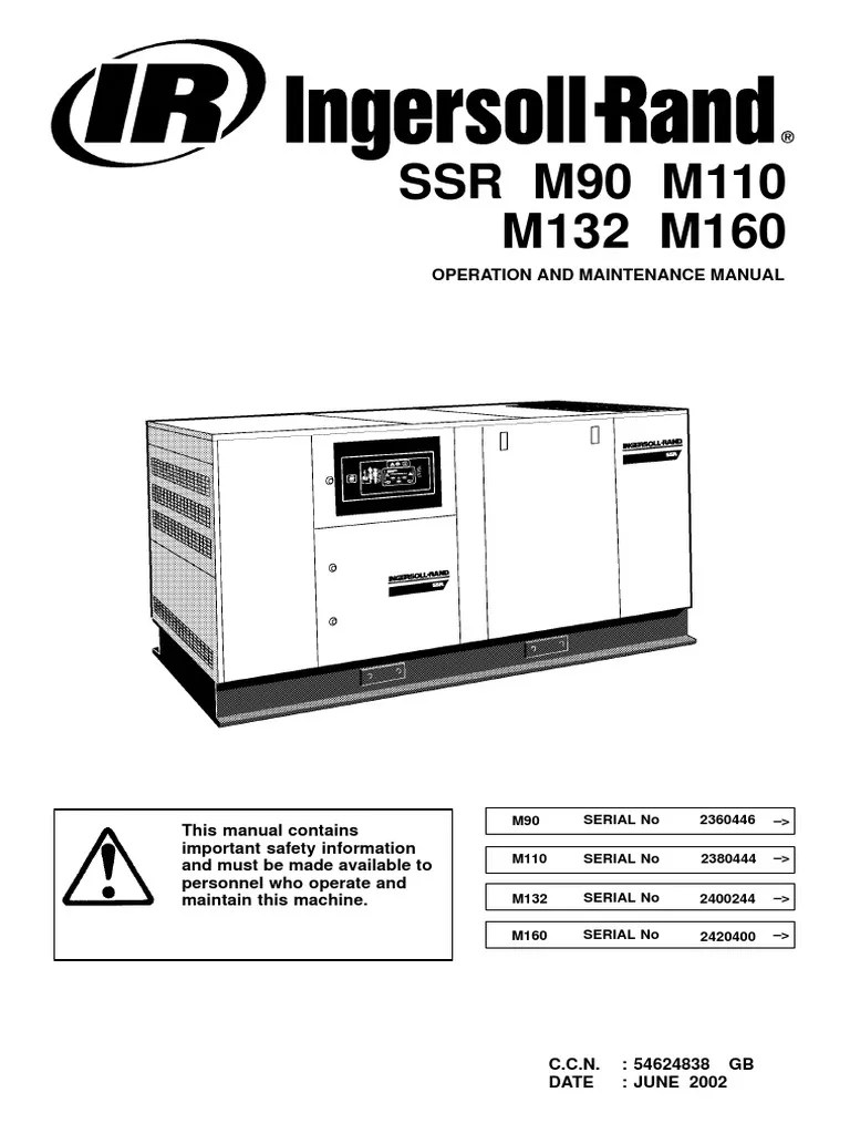 Operation Manual-54624838.2002 - M90-160 GB | PDF | Air Conditioning