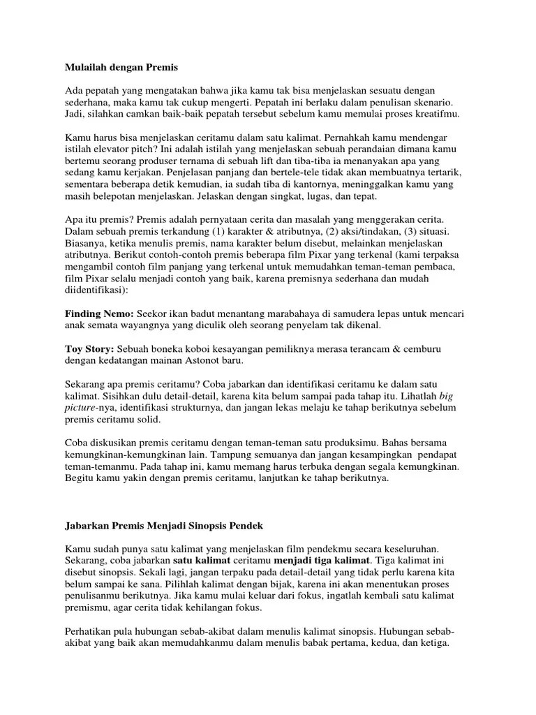 Premis Pembuatan Film | PDF