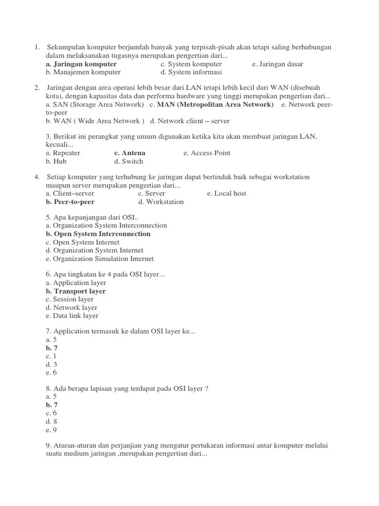 Teknologi Layanan Jaringan