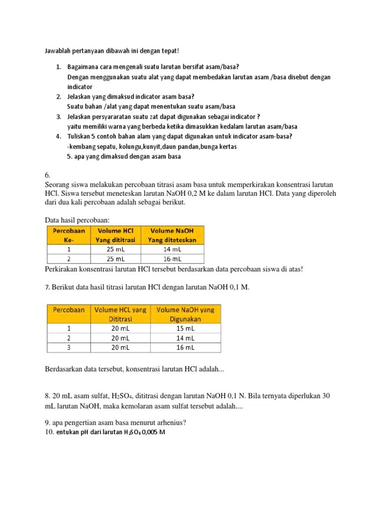 Jawablah Pertanyaan Dibawah Ini Dengan Tepat | PDF