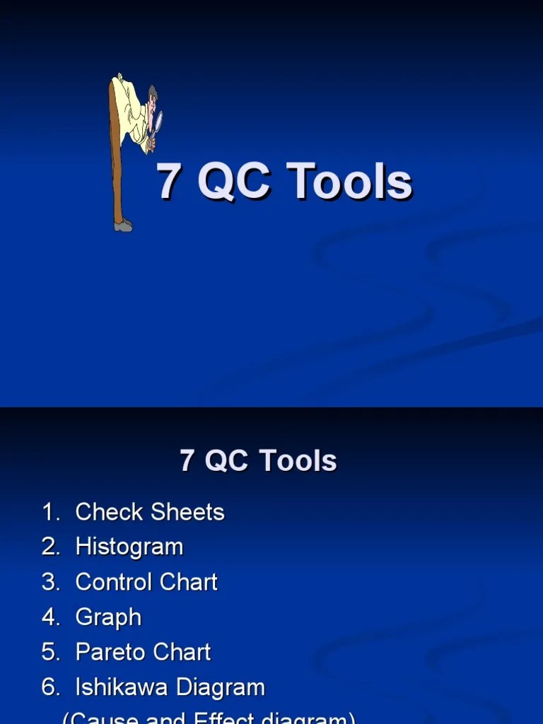 7 QC Tools PDF Chart Infographics