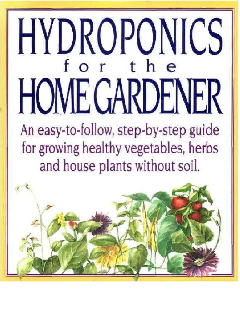 Hydroponics For The Home Gardener PDF | PDF | Hydroponics | Soil