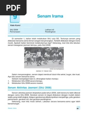 Penjasorkes SD-MI Kelas 4. Pelajaran 9 | PDF