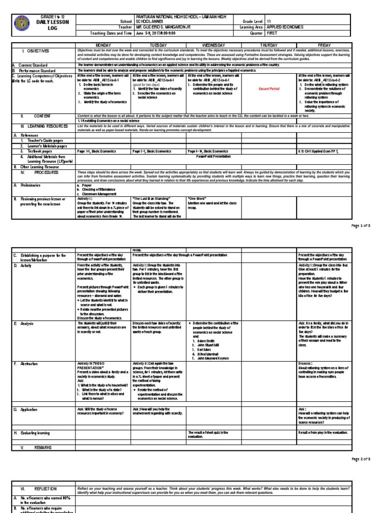 Economics Economics Learning