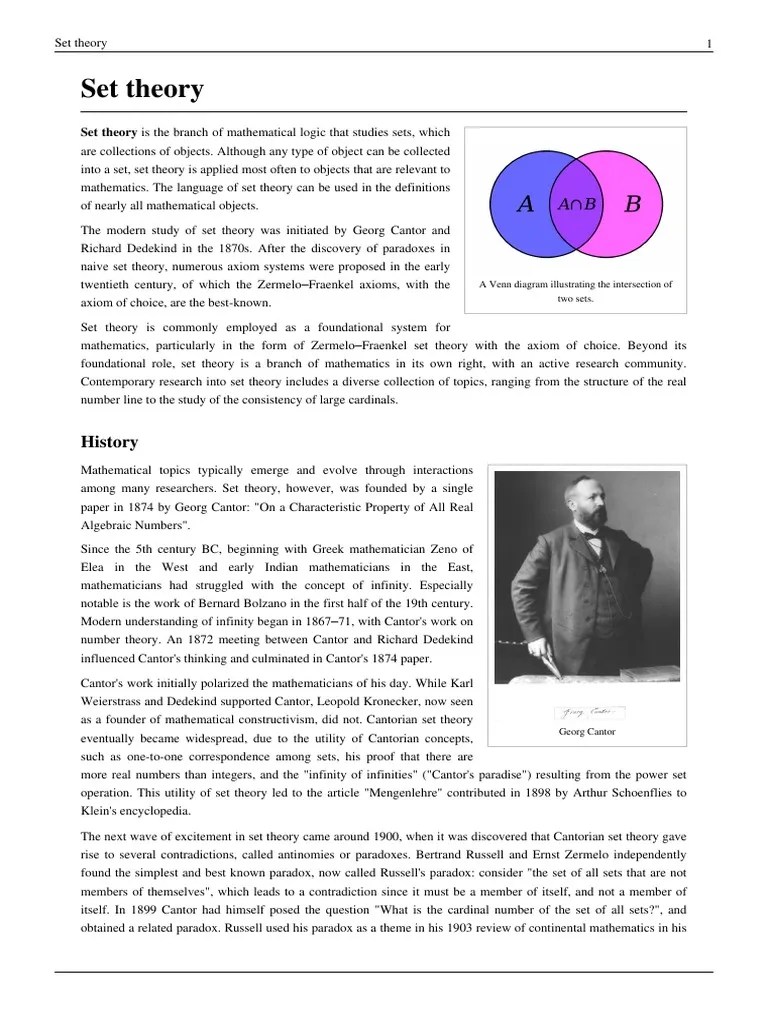Set theory.pdf Axiom Mathematical Logic