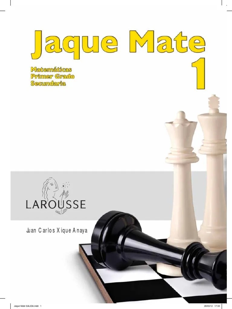 Jaque Mate 1 Educación primaria Maestros