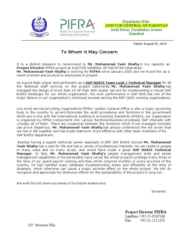 Sample Appreciation Letter Business