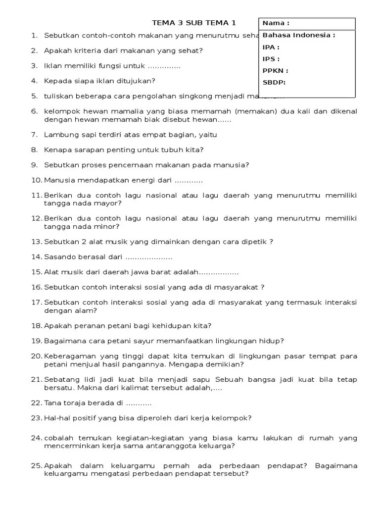 Tema 3 Sub Tem 1 | PDF