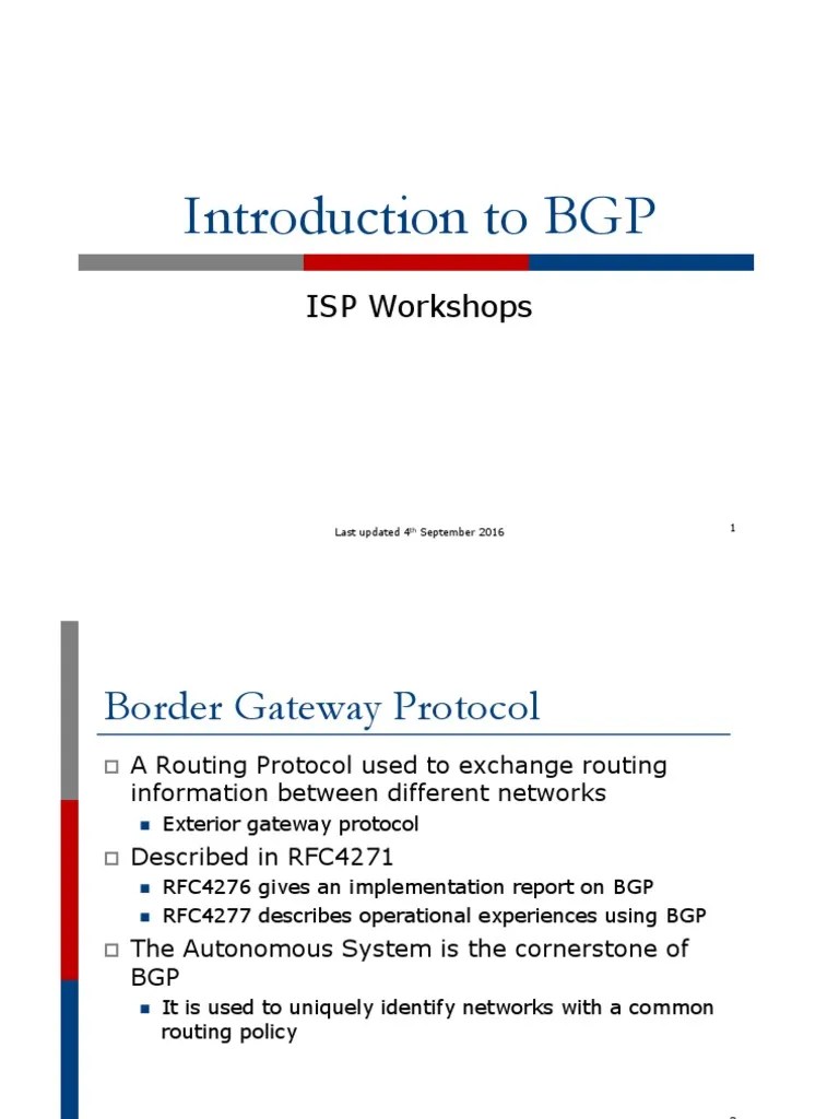 Understanding BGP Fundamentals A Comprehensive Guide to Internal and