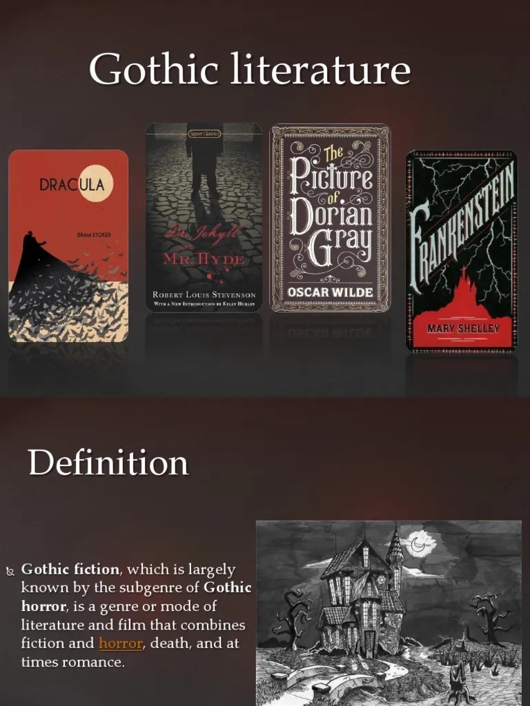 Gothic Literature PDF Gothic Fiction Romanticism