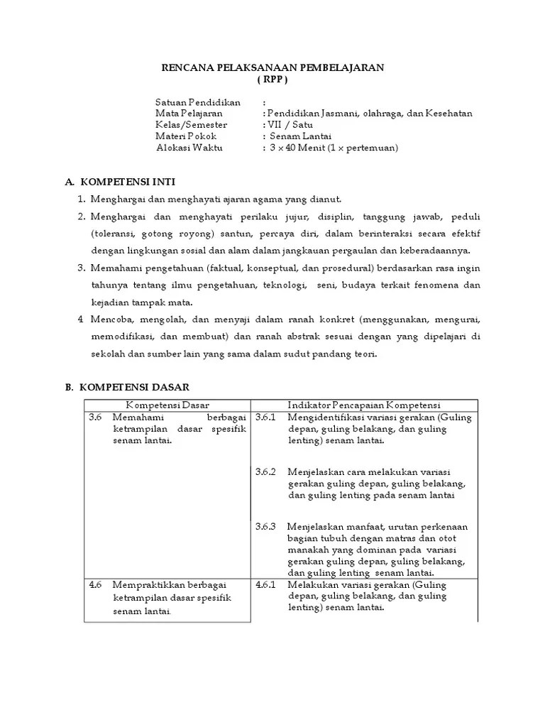 Rangkuman Materi Roll Depan Dan Roll Belakang