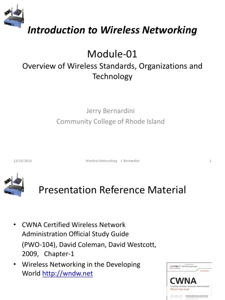 Introduction To Wireless Technology PDF Ieee 802.11 Wireless Lan