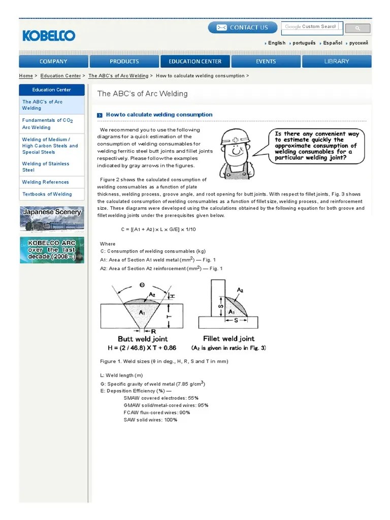 Welding Electrode Calculation PDF Welding Construction