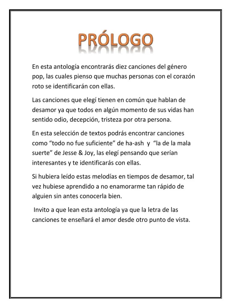 prólogo