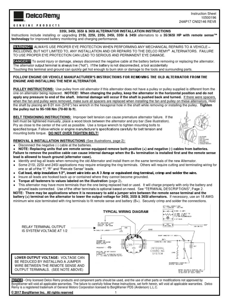Delco Remy Starter Solenoid R Terminal Wiring Diagram - Database