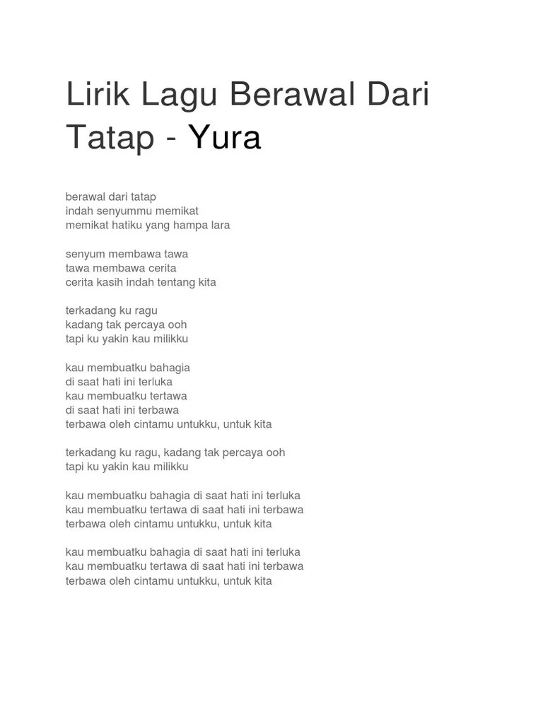 Kau Membuat Ku Bahagia Disaat Hati Ini Terluka