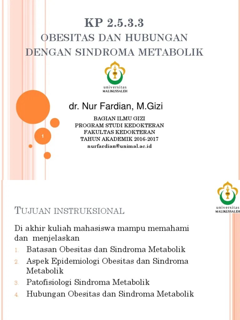 Kp 252 3 Obesitas Dan Hubungan Dengan Sindroma Metabolik 1490580215