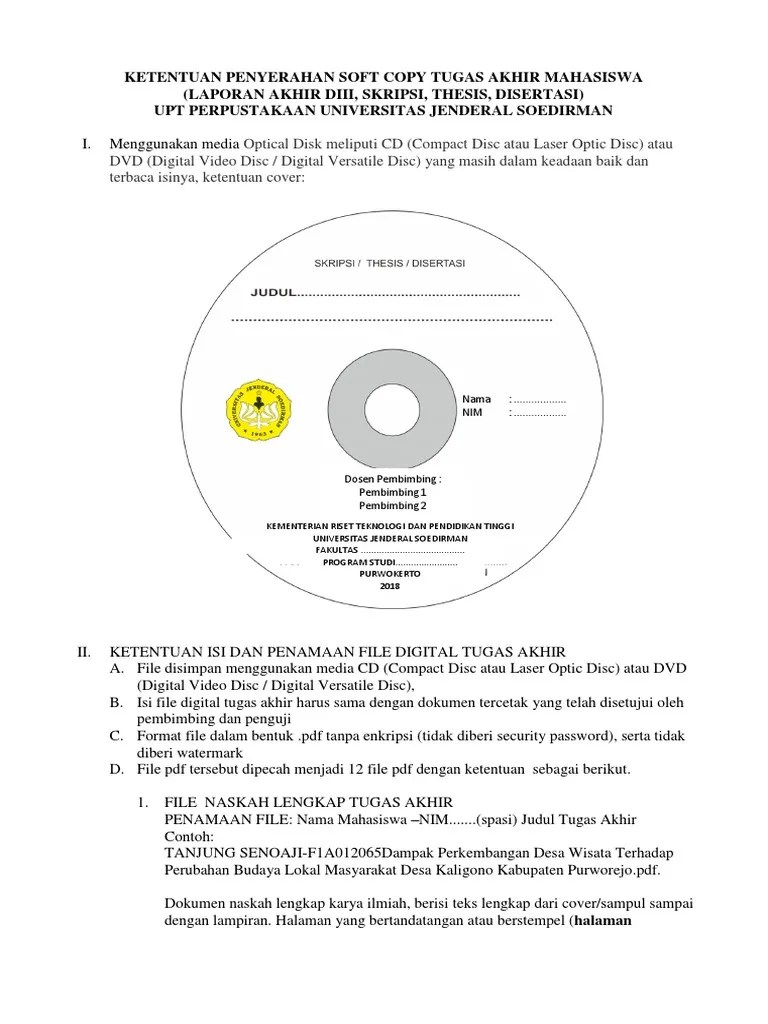 Format Bebas Pustaka Unsoedunsoes | Pdf