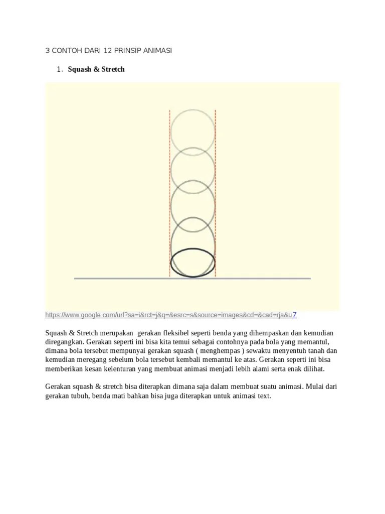 Squash & Stretch 3 Contoh Dari 12 Prinsip Animasi 1 PDF