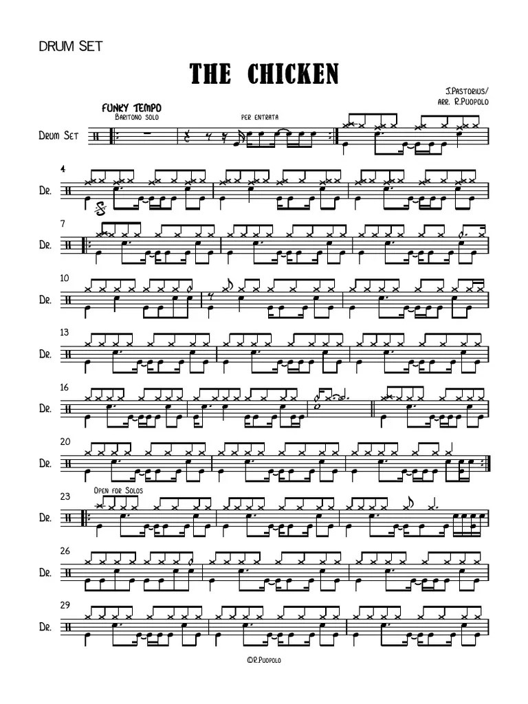 The Chicken Drum Set