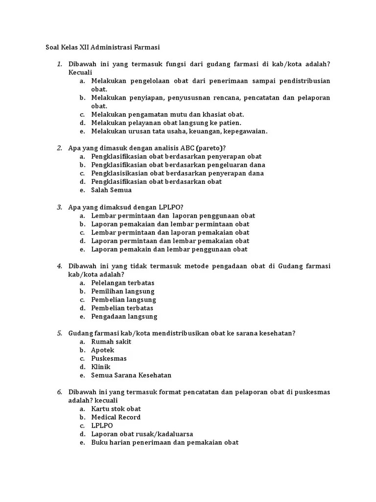 Soal Uas Administrasi Keuangan Smk Kelas Xi Beserta Jawaban