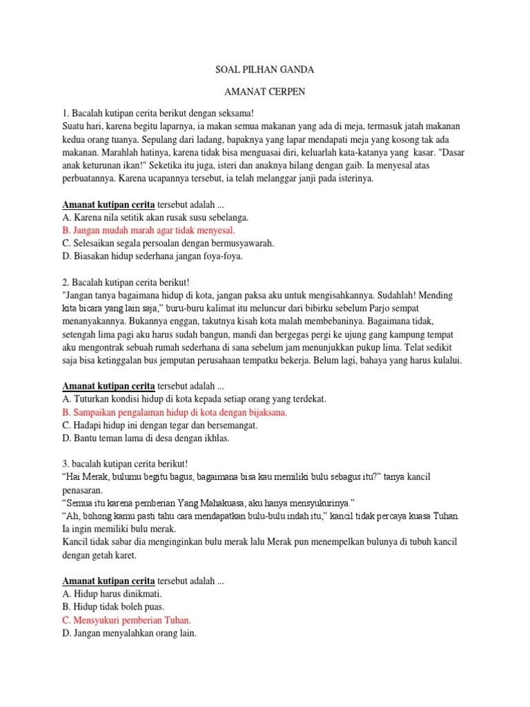 Amanat Cerpen | PDF
