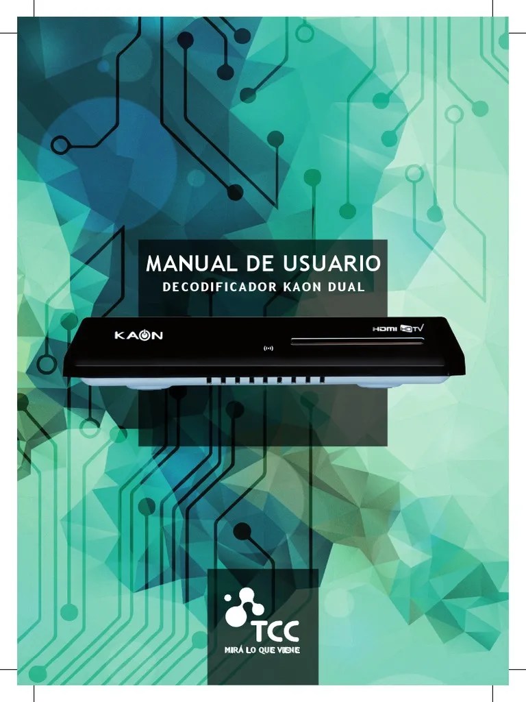 Manual Kaon Dual PDF Hdmi Televisión