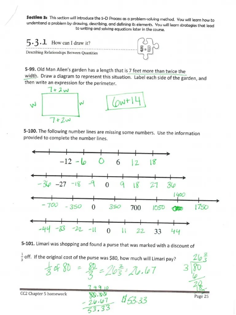 Chapter 5 Section 3 Solutions | PDF