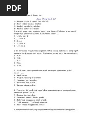 Gas pencemar yang paling berbahaya karena dapat mengakibatkan kematian jika masuk ke dalam darah adalah. Pemanasan Global Pdf