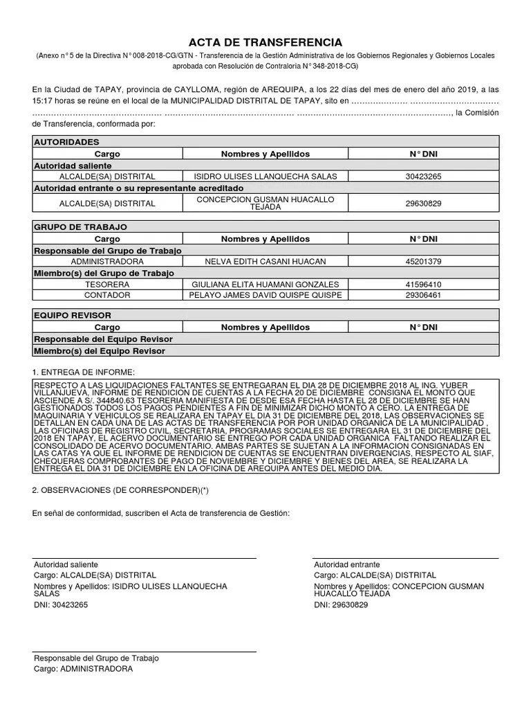 Acta de Transferencia.pdf 1 Política Gobierno Prueba gratuita de
