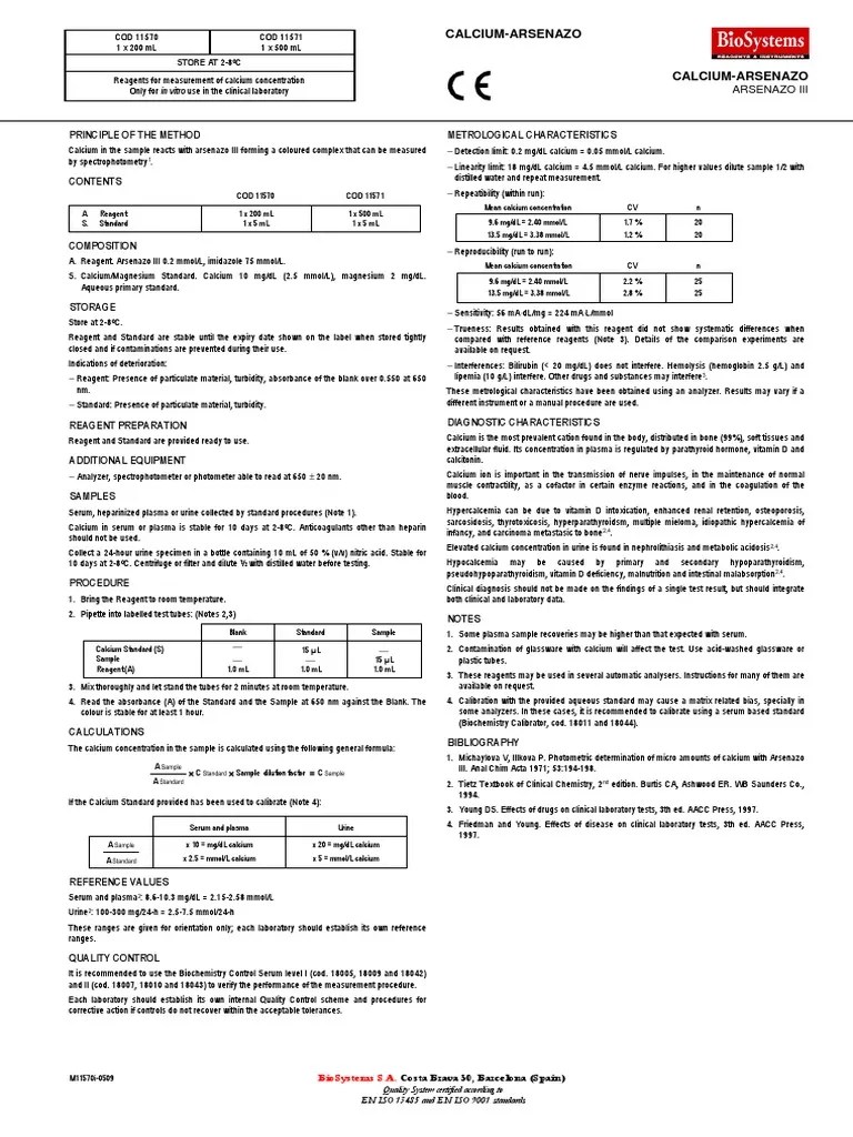 Bilirubin (Total and Direct) PDF Magnesium Vitamin D