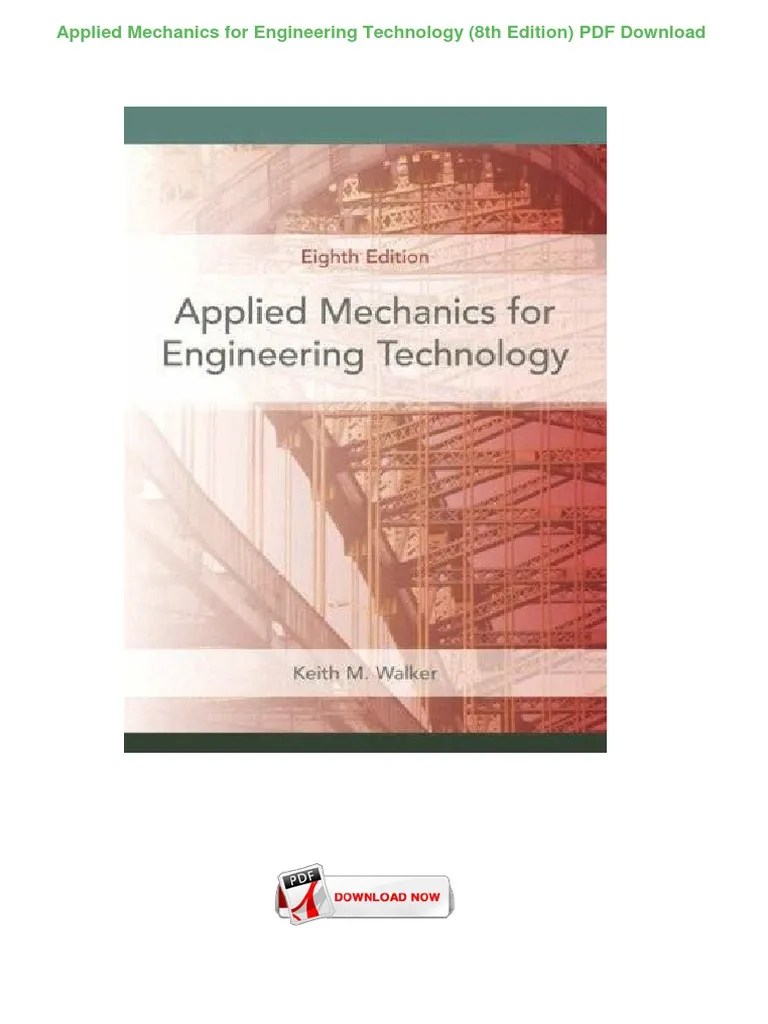 Applied Mechanics for Engineering Technology (8th Edition