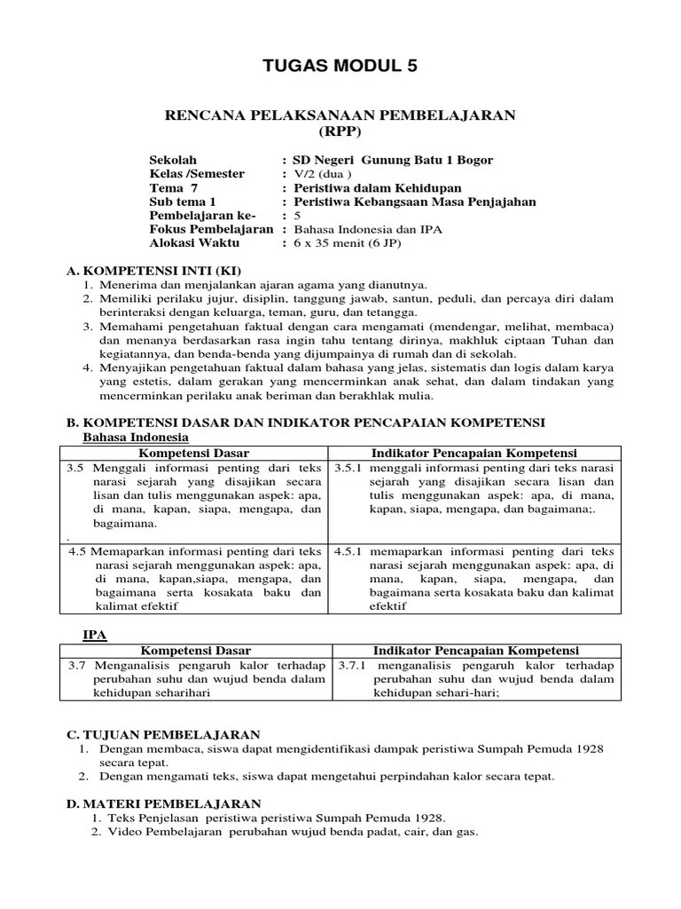 Rpp Teks Narasi Kelas 7 Kurikulum 2013 Berbagi Teks Penting
