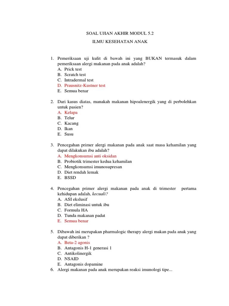 Soal Ika Modul 5.2 | PDF