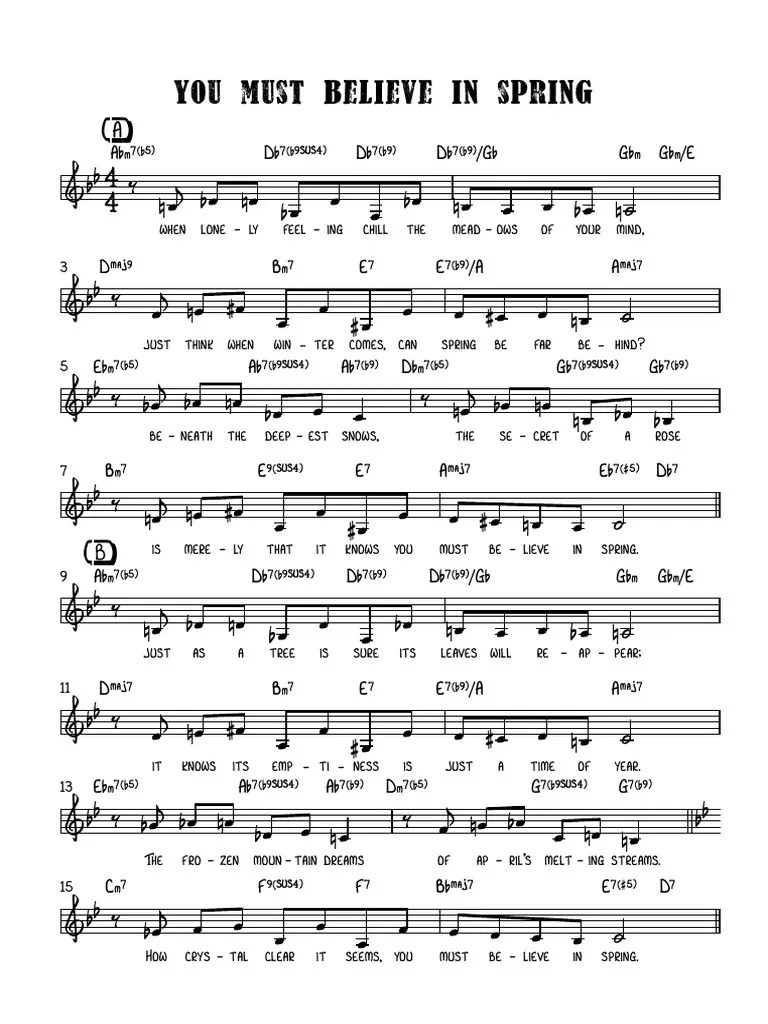 You Must Believe in Spring