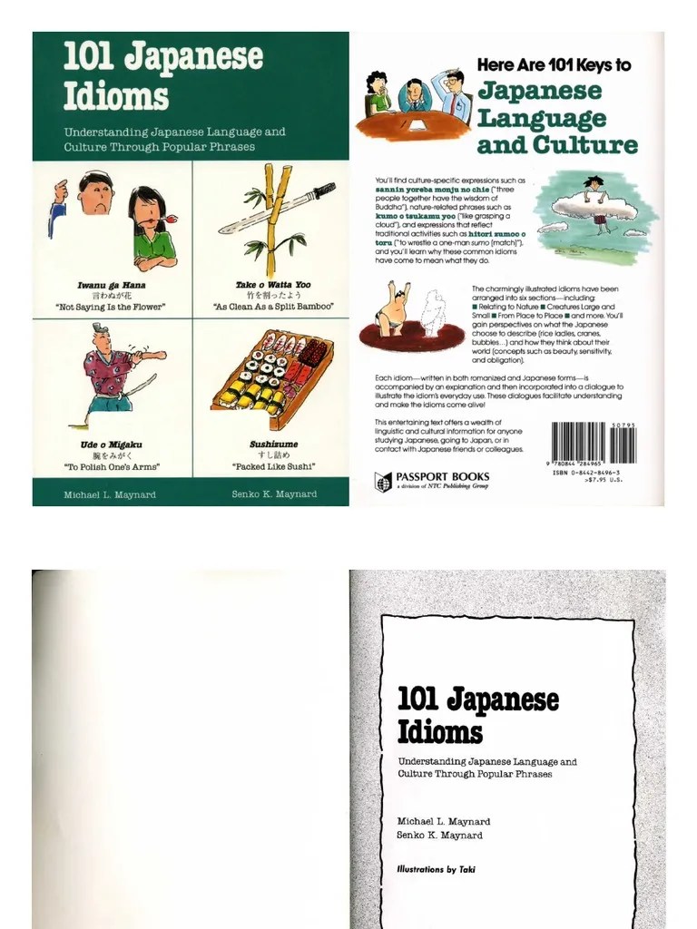 101 Japanese Idioms PDF Languages