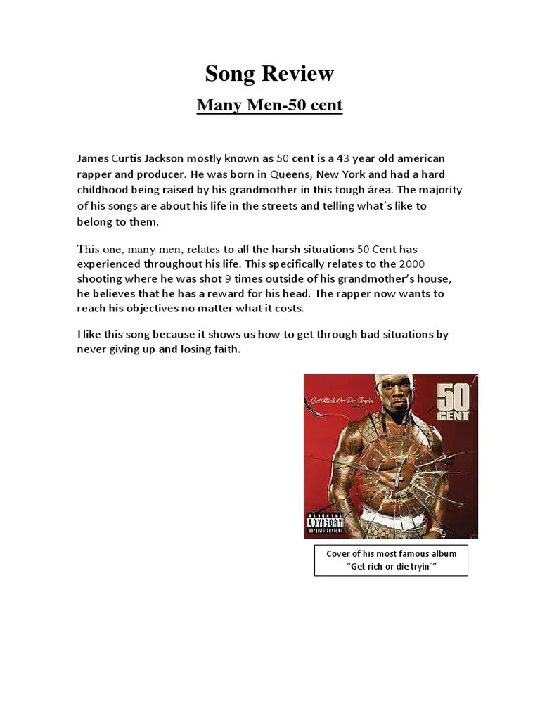 Meaning Behind 50 Cents Many Men Pdf