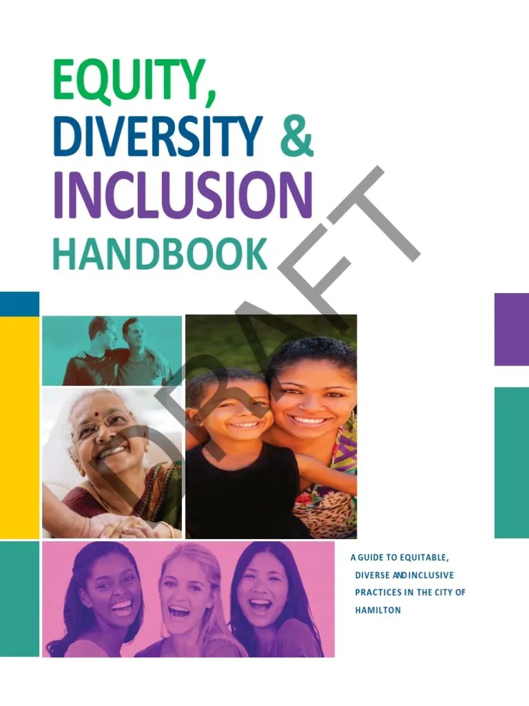 Equity, Diversity & Inclusion Handbook DRAFT Social Exclusion Multiculturalism