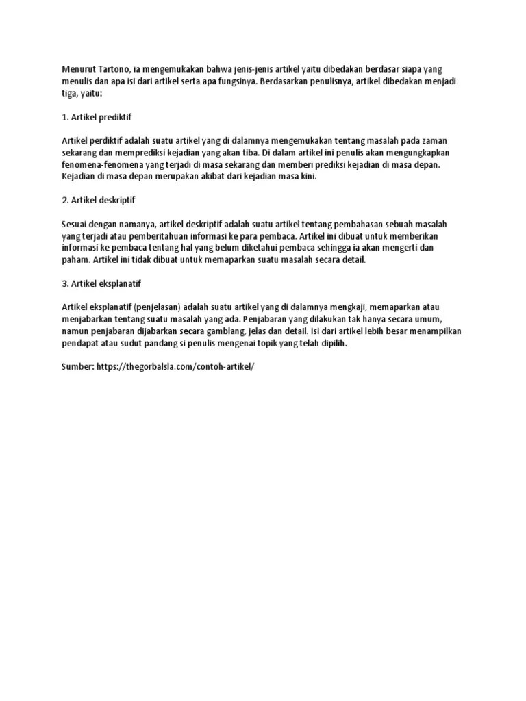 Artikel Prediktif Bahasa Jawa