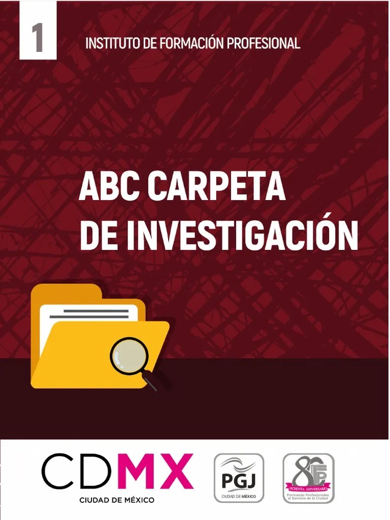 ABC CARPETA DE INVESTIGACION Policía Derecho penal Prueba