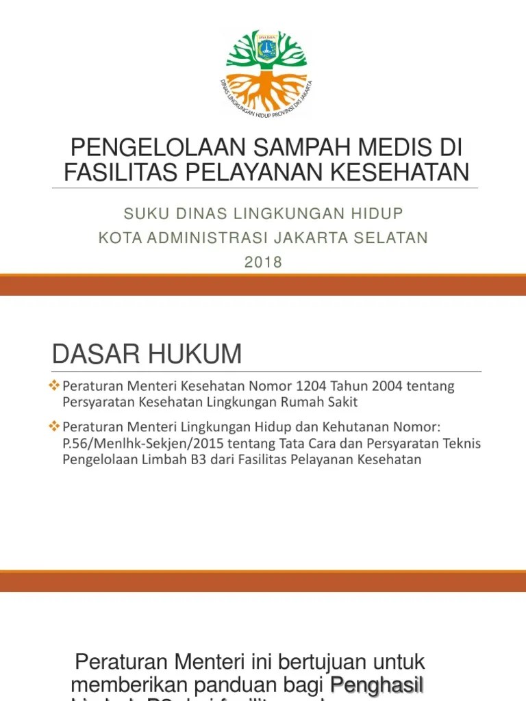Pengolahan Limbah Medis | PDF